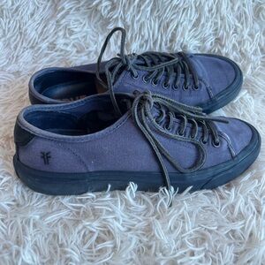 Frye Mens Walker Blue Sneaker Top Low Lace Sz 9.5